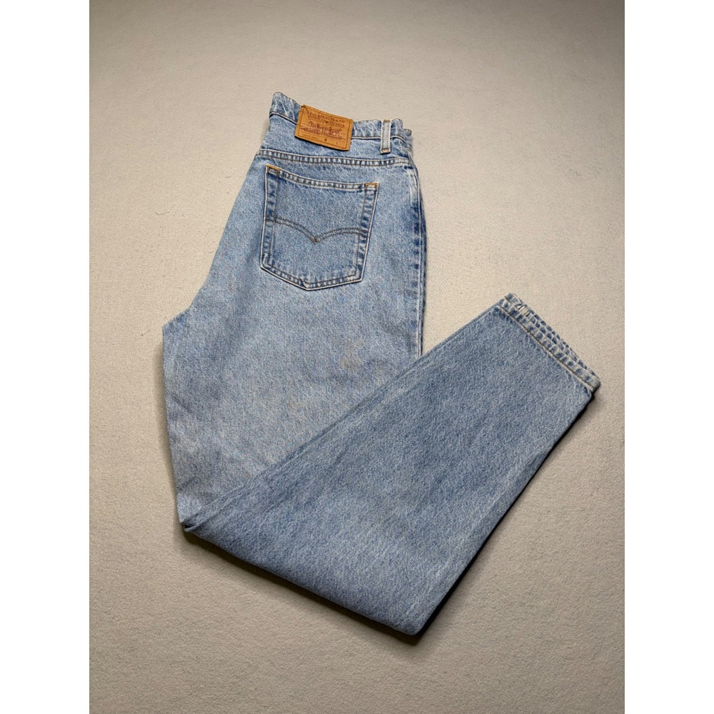 Levi's Jeans Womens 34x30 Light Wash Vintage High Waist Straight Leg Denim
